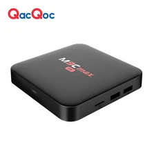 QacQoc M9C max Android 6.0 TV Box Amlogic S905X/Quad-core 64 bits/2G/16G eMMC/4k H.265 HDMI 2.0 VP9 HDR Video Decoder