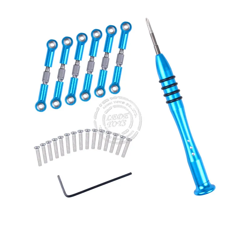 

Wltoys A959 A969 RC Car Spare parts Upgrade Metal Pull Rod A959-03 Pull Rod A979-B Straining Beam A959-B Drawbar