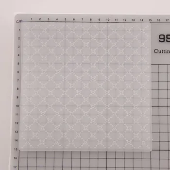 

Plastic Embossing Folder Template DIY Scrapbook Photo Album Card Making Decoration Crafts Heart--Y142