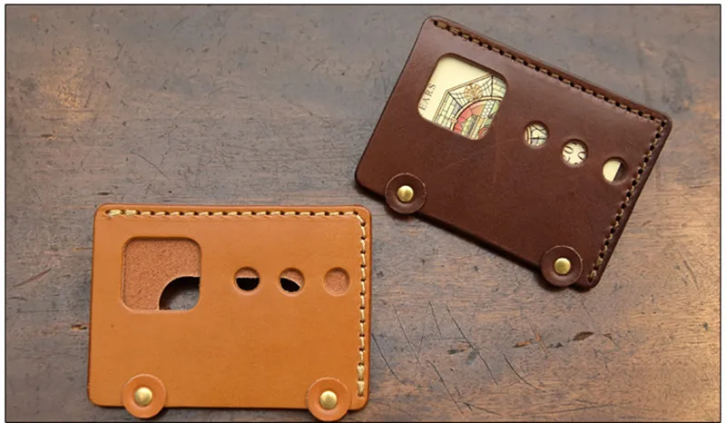 DIY маленький держатель карточек Кожа ремесло Акриловые Швейные шаблон фото карты сумка кожевенное ремесло набор инструментов Вышивание узор