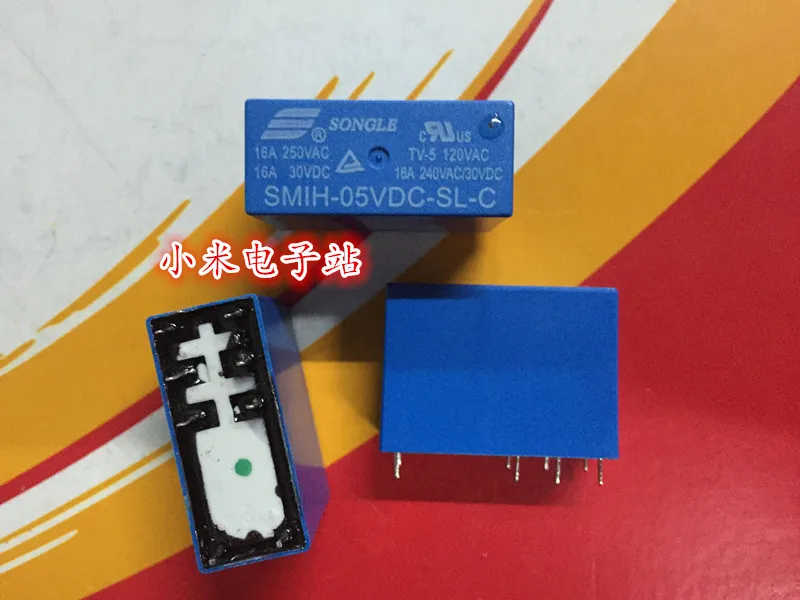 Реле 5v 16a