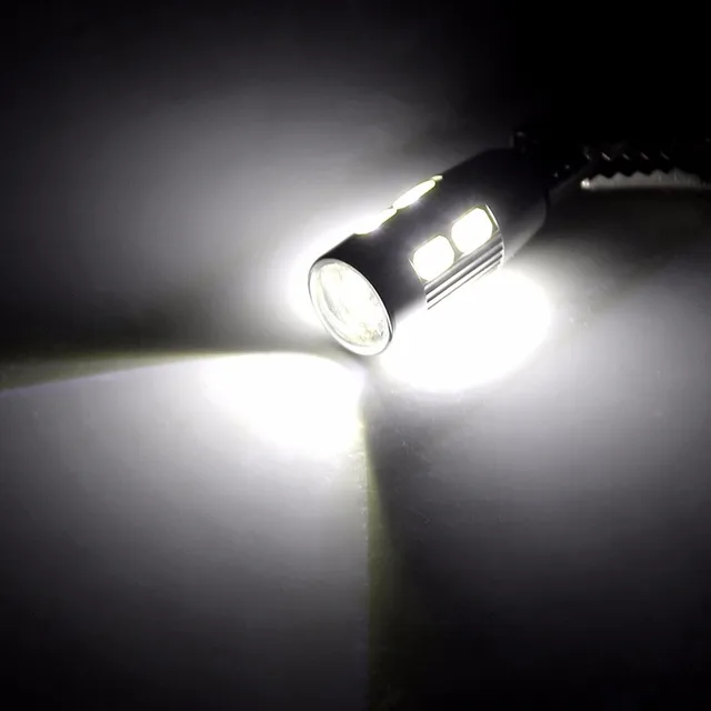 2PCS samochód stylizacja samochodu Auto LED T10 CANBUS 194 W5W 10 SMD 5630 LED Żarówka nie błąd LED światło parking T10 LED samochodowe światło boczne -