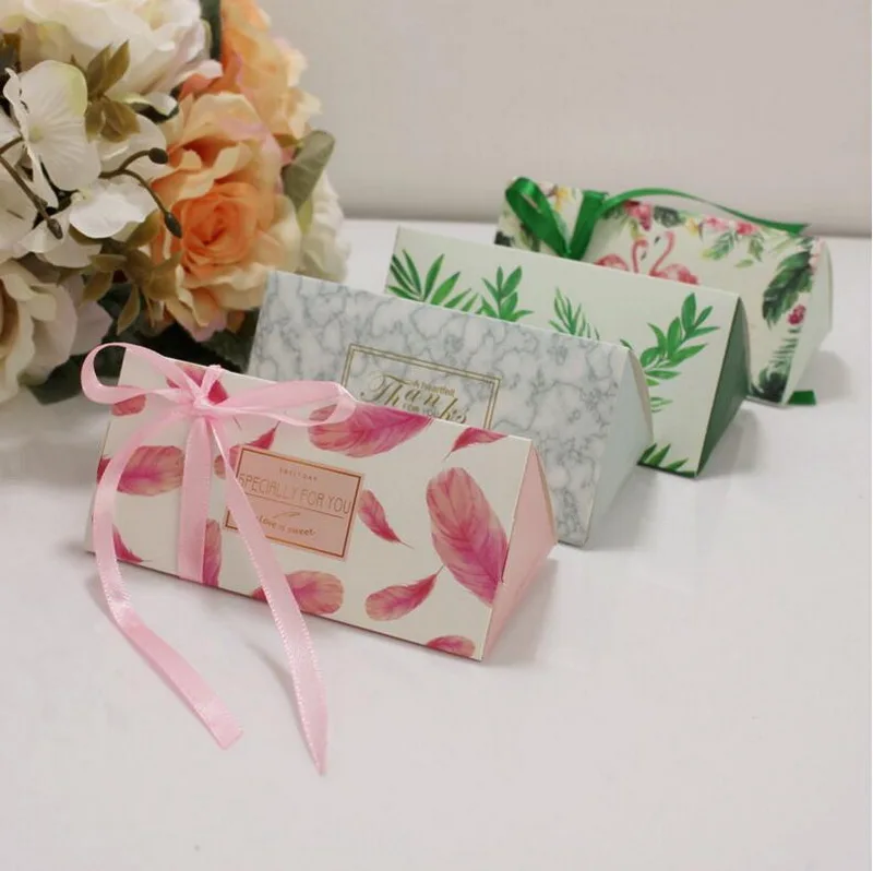 

50 шт., коробочка для конфет в европейском стиле