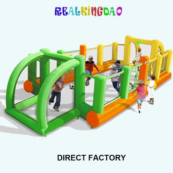 

Free Shipping Inflatable Football Field for Kids,Nice Inflatable Game for Family(free blower)