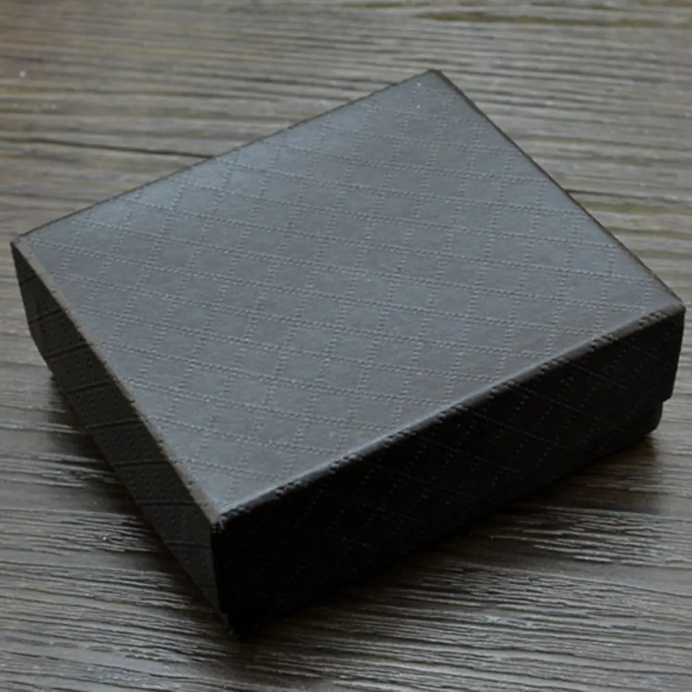 Карманная коробка для часов Подарочная упаковка чехол для браслета браслет шкатулка для драгоценностей черный для дропшиппинг