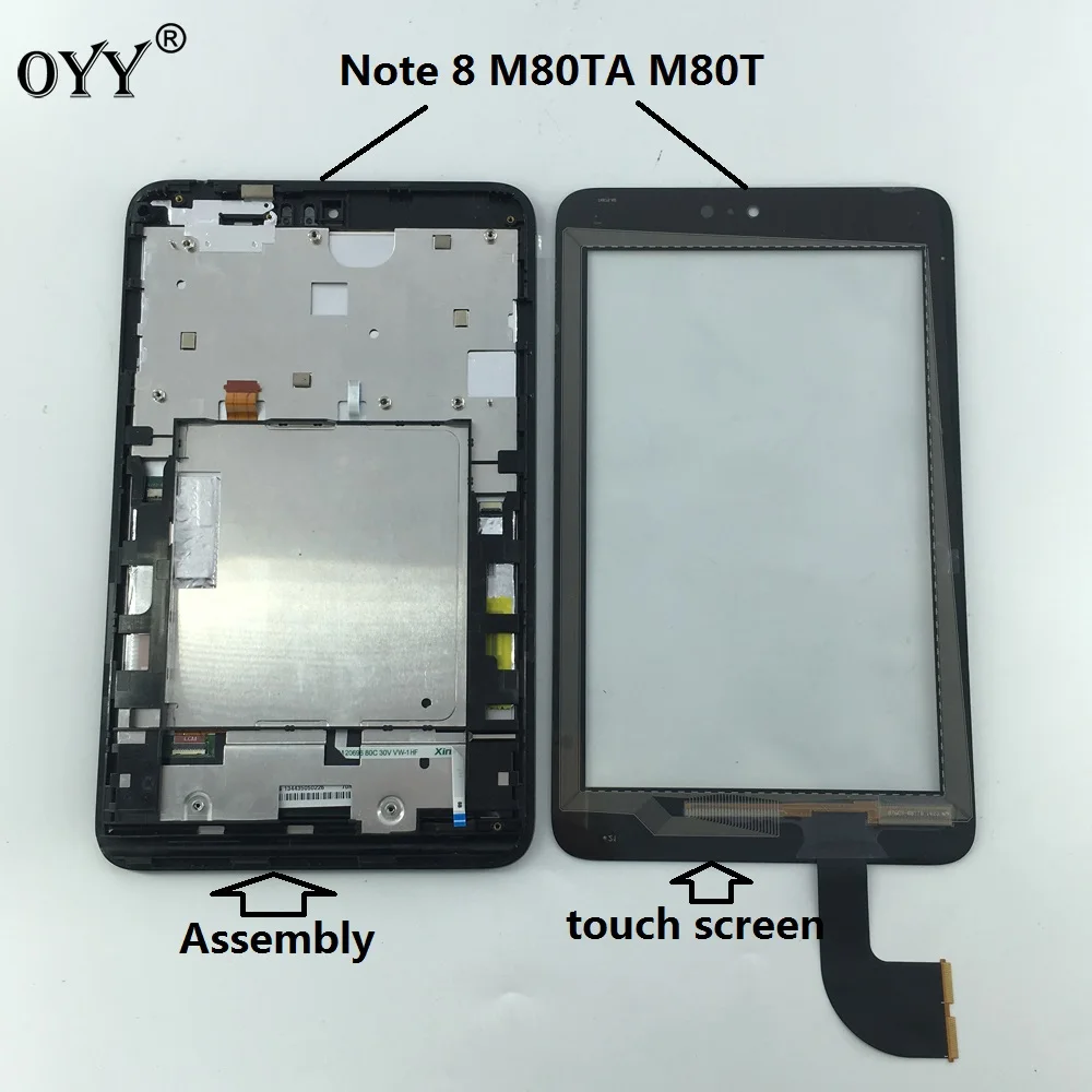 ЖК-экран кодирующий преобразователь сенсорного экрана в сборе с рамкой запасные части для ASUS VivoTab Note 8 M80TA M80T