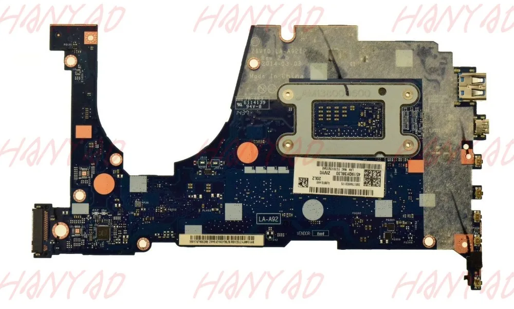 

LA-A921P For Lenovo Yoga 2 13 laptop motherboard i5 cpu ddr3 5B20G19198 8gb 100% tested