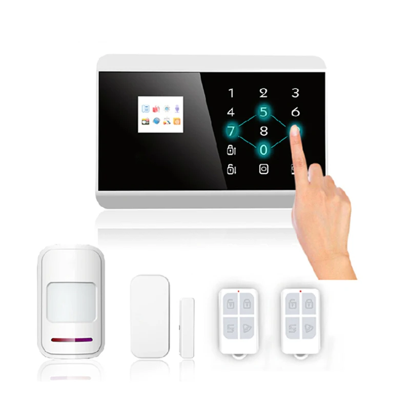 Wireless GSM PSTN Home Burglar Intruder Alarm System Phone APP Loud