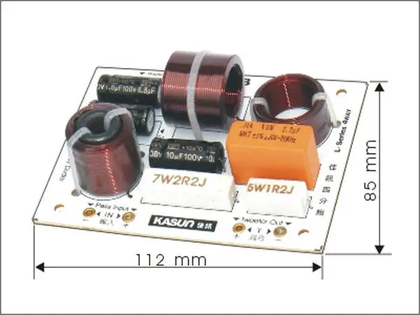 2pcs KASUN L-480C 3 Way 4 блок 200 Вт Hi-Fi аудио динамик кроссовер с делителем частоты фильтры