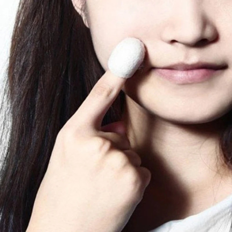 

100x Natural Silkworm Cocoons Ball Face Care Exfoliating Scrub Blackhead Remover