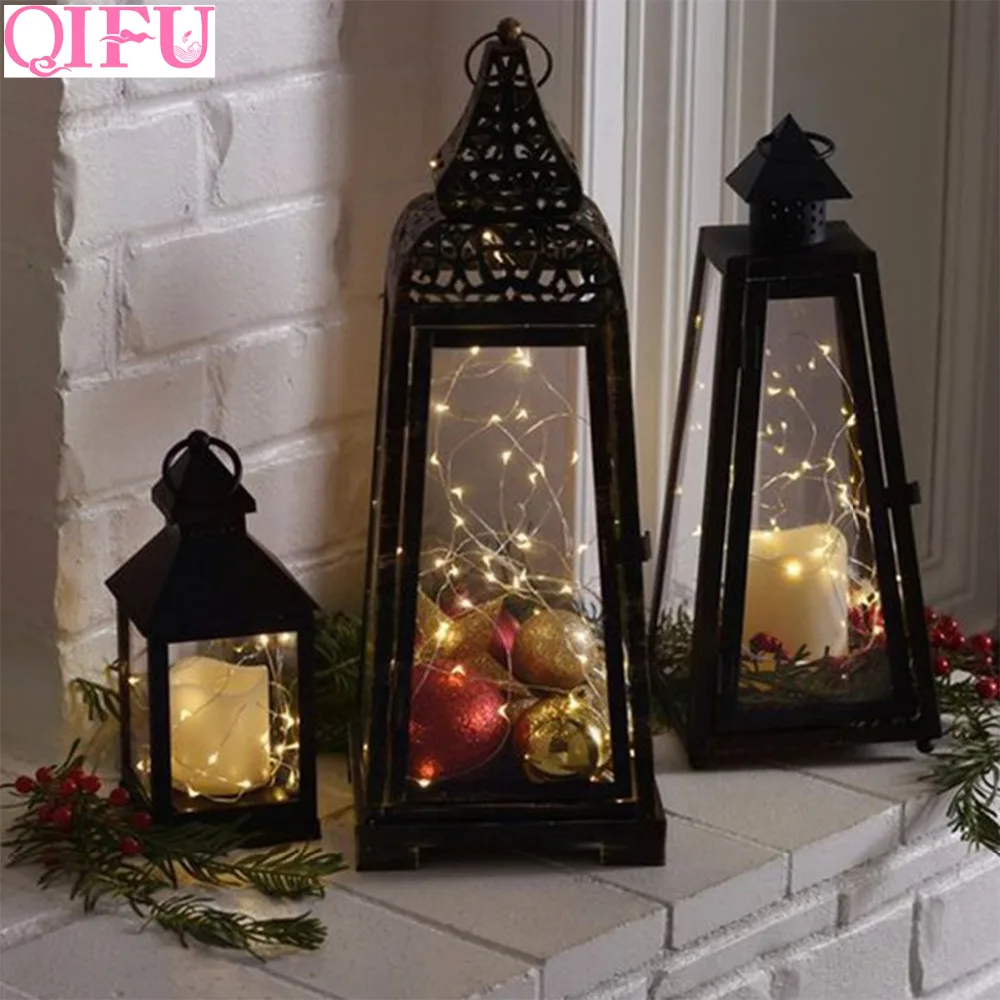 Гирлянда QIFU светодиодная медная для украшения дня рождения вечеринки|lights fairy|light