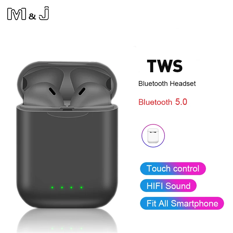 Беспроводные наушники с сенсорным управлением Bluetooth 5.0 для всех типов смартфонов