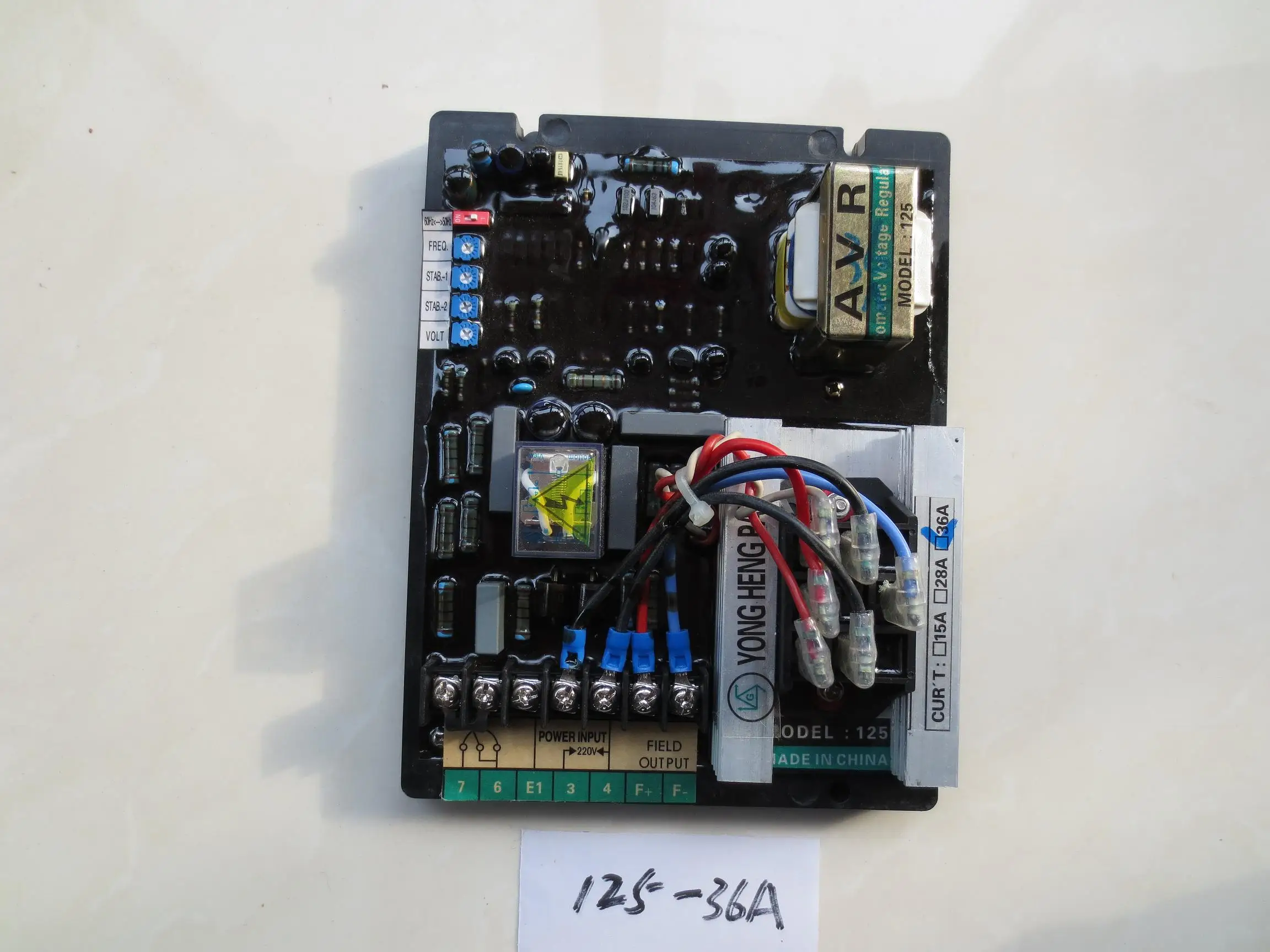 

Automatic Voltage Regulator Marine brushless axis with machine 125-36A