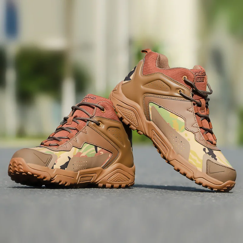 Мужская походная обувь; уличные камуфляжные треккинговые ботинки; мужские тактические кроссовки; военные охотничьи сапоги; Botas Tactica Militar Mountain