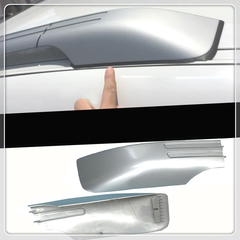 ل BMW X6 E71 2009 2010 2011 2012 2013 2014 سقف سيارة علوي شنت رفوف قبعات نهاية غطاء قذيفة استبدال البلاستيك 4 قطعة