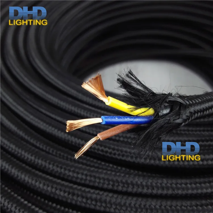 3x0.75 Cable Retro Braided Electrical Wire Fabric Wire DIY pendant lamp
