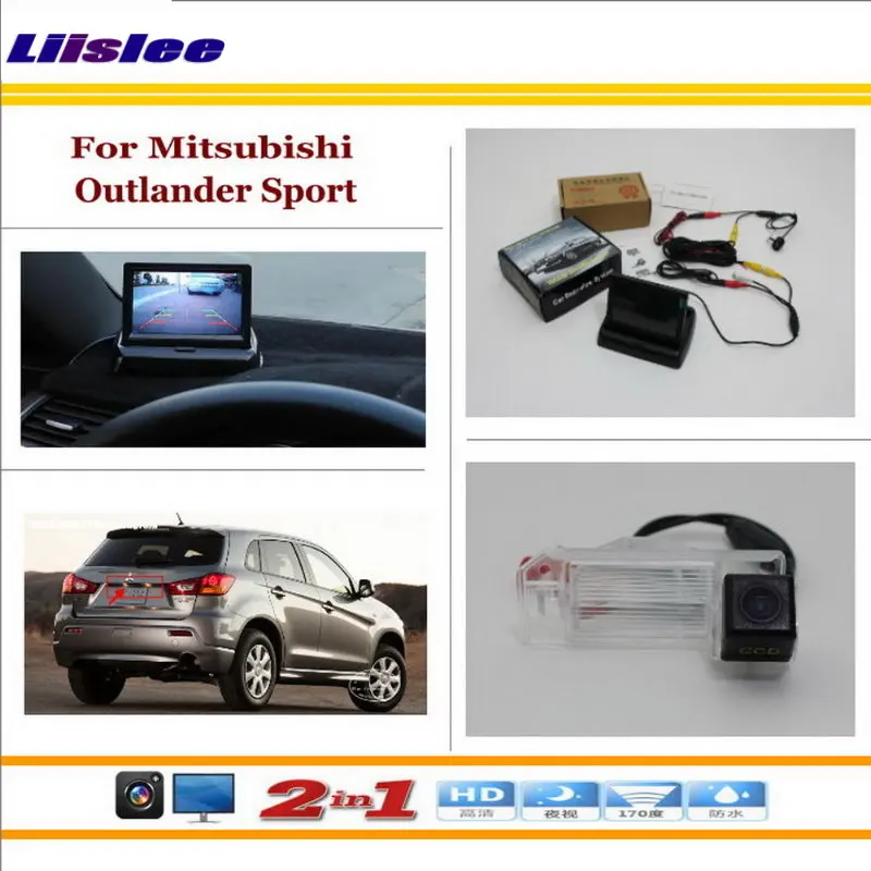 

Auto Back UP Reverse Camera + 4.3" Color LCD Monitor = 2 in 1 Rearview Parking System - For Mitsubishi Outlander Sport