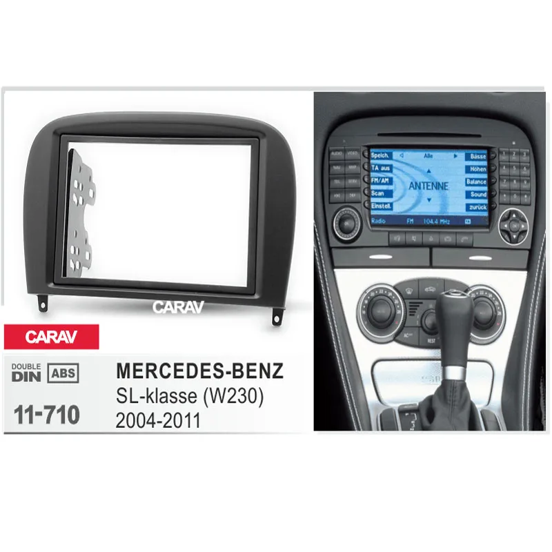 CARAV 11-710 Автомобильная радиоприемная панель для MERCEDES-BENZ SL-klase (W230) 2004-2011 комплект