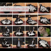 Добавить 50 шт. благовония конус курильницы башня для благовоний кадиловое основание керамика креативное украшение домашний декор