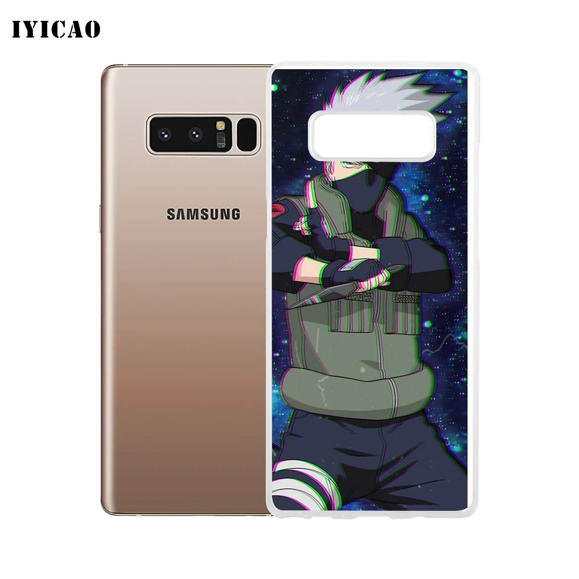 IYICAO Naruto Kakashi Guy Мягкий силиконовый чехол для телефона Samsung A5 A6 Plus A7 A8 A9 J3 J5 J7 Note 8 9 TPU