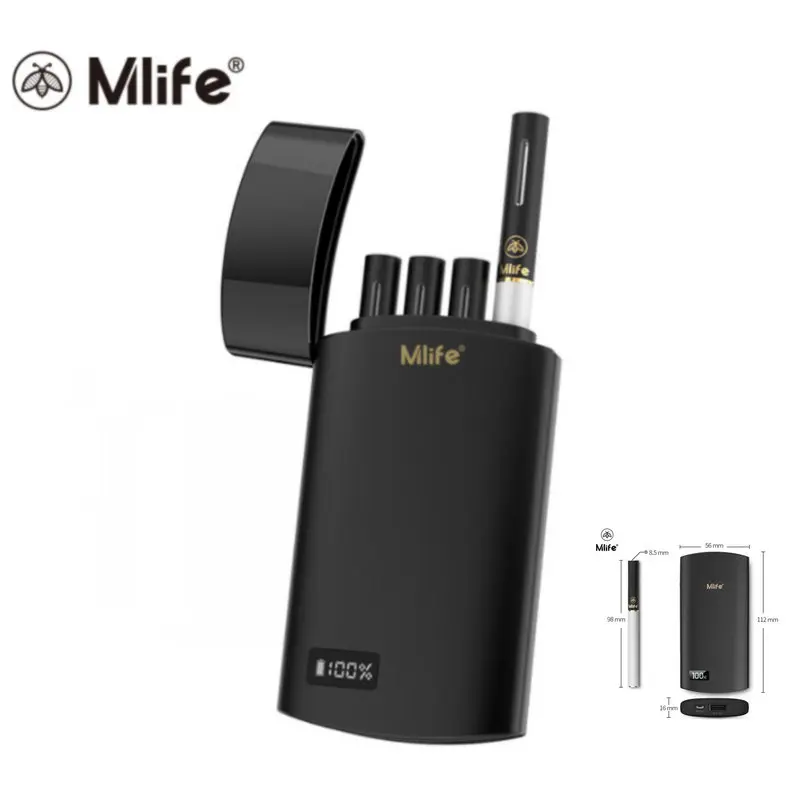 Электронная сигарета 2020 оригинальные Mlife M1 Vape Kit со встроенным испарителем на 1500