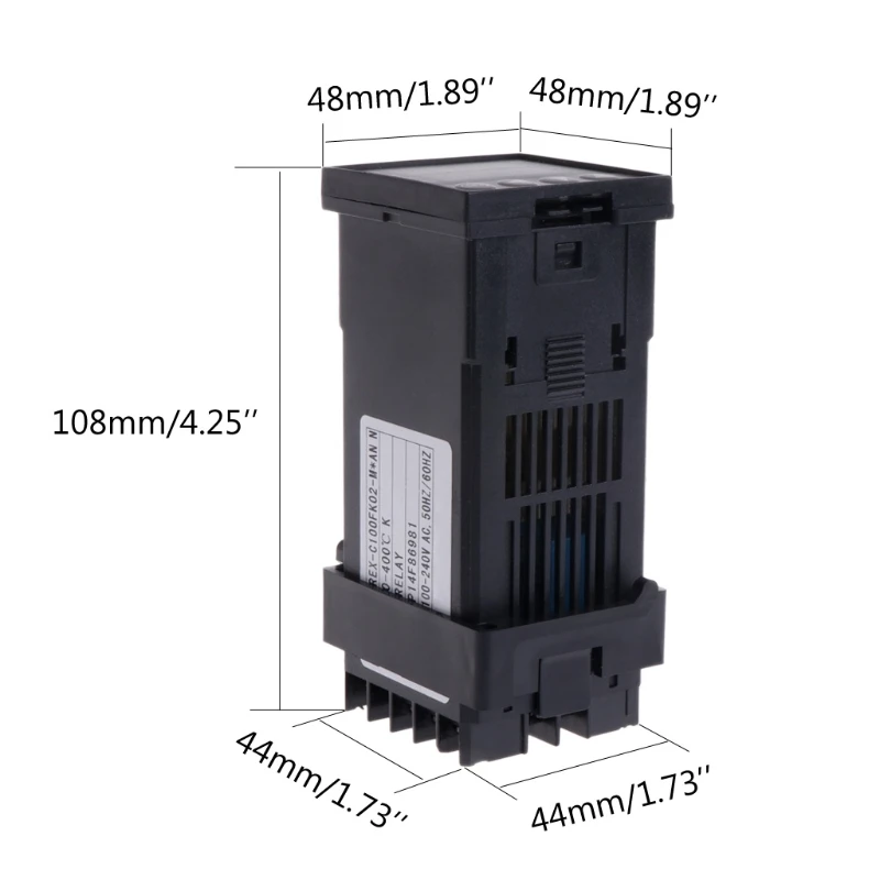 PID цифровой регулятор температуры REX-C100(м) от 0 до 400C K Тип релейный выход