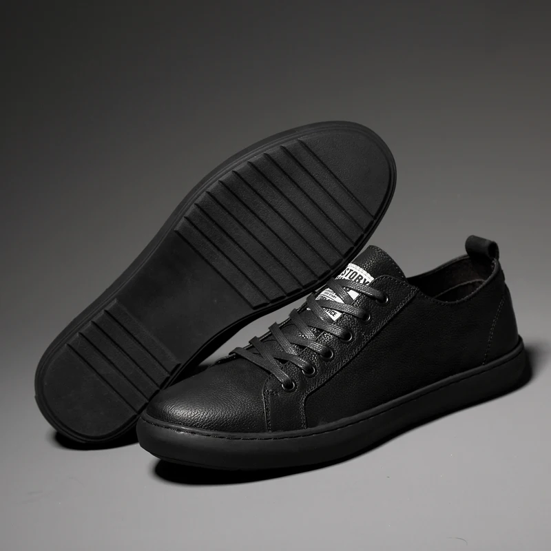 black leather sneakers (5)