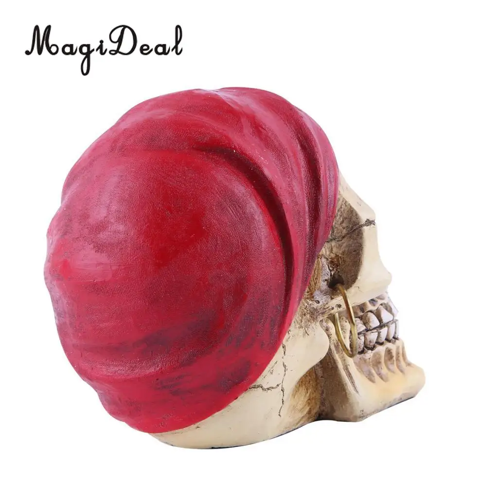 Collectable Resin Human Skull Skeleton Head for Desktop Shelf Display Decoration, 10 Styles