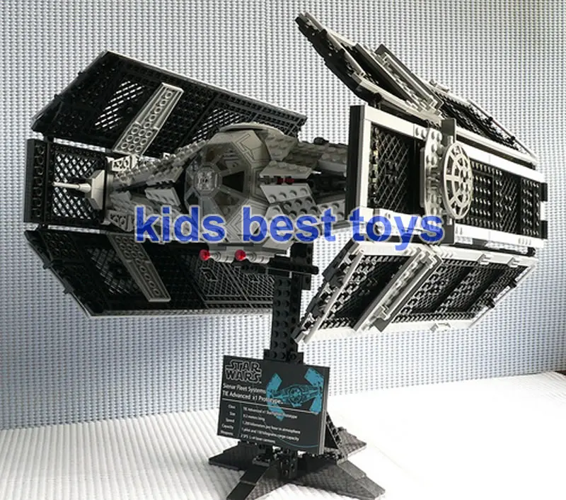 

Star Wars Darth Vader's TIE Fighter Advanced 05055 DIY Building Brick Toys Boys Gift Same As 10175
