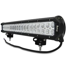 1PCS 20INCH 126W 3030 LED WORK LIGHT BAR COMBO OFFROAD LAMP FOR TRACTOR BOAT MILITARY EQUIPMENT ATV 126W LED BAR
