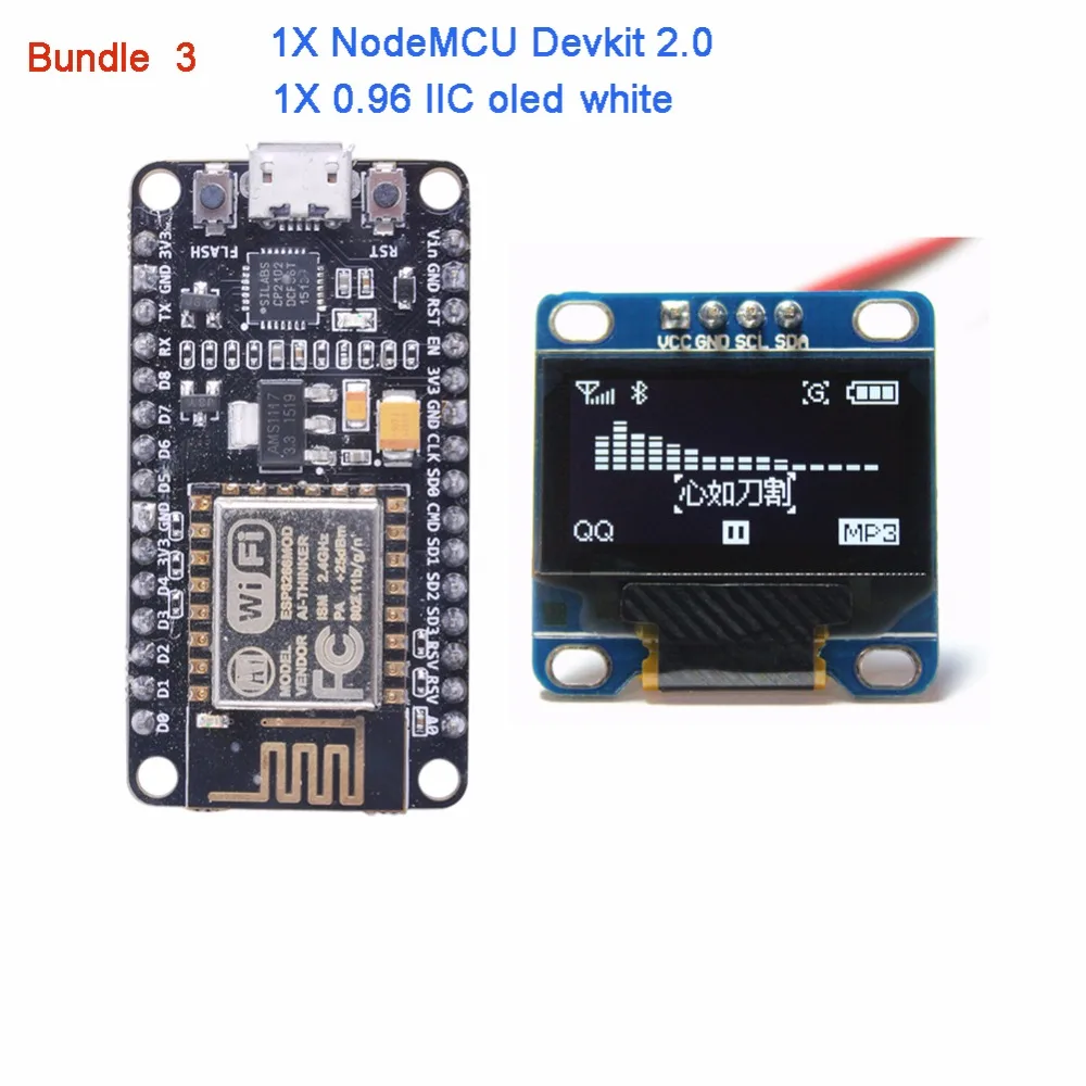 0.96/" SPI Serial 128X64 blue yellow OLED LCD LED Display Module BBC