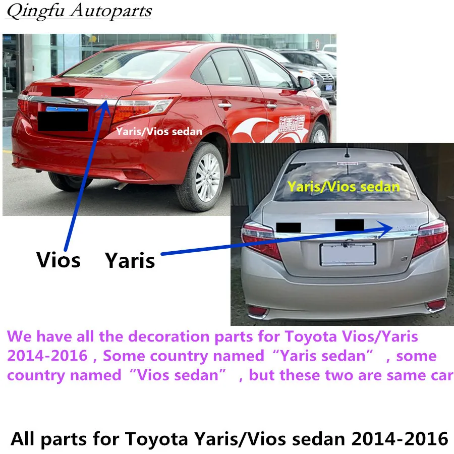 Крышка Автомобиля Бампер ABS хромированной отделкой Передняя защита бар сетки гриль решетка рамки край для Toyota Vios/Yaris седан