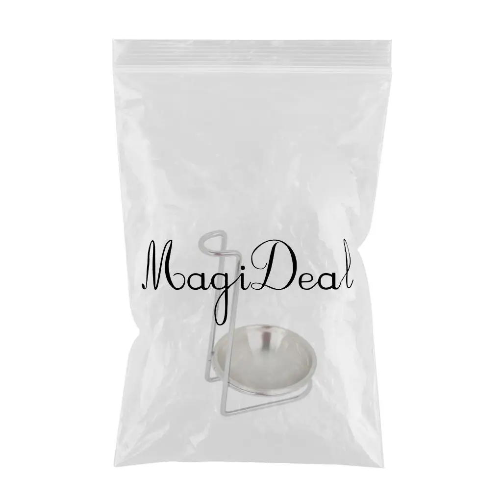 Spoon Rest, Stainless Steel Ladle Spoon Holder with Removable Bowl, Cooking Utensils Metal Stand Tray for Kitchen Counter