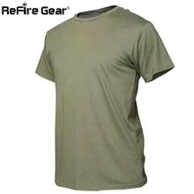 Летняя камуфляжная хлопковая футболка, Мужская Военная быстросохнущая камуфляжная футболка с круглым вырезом, дышащая тактическая армейская футболка с коротким рукавом