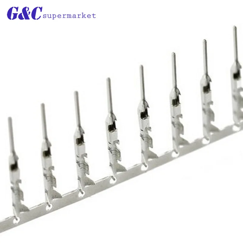 

100Pcs Male Pin Connector for Dupont Jumper Wire Cable 2.54mm Pitch NEW