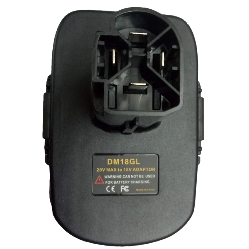 

Dm18Gl Battery Adapter For Milwaukee 18V And For Dewalt 20V Lithium Battery For Craftsman 19.2 Nickel Volt Battery