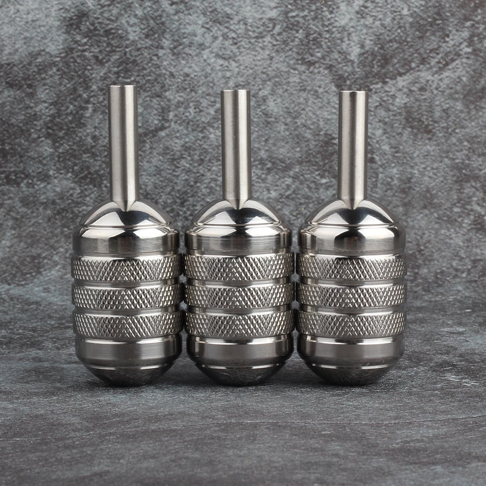 YILONG 1PCS Stainless Steel Tattoo Grip 30MM With Back Stem