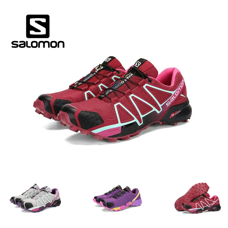 

2018 Salomon Speed Cross 4 Free Run Salomon Mountaineering running Shoes for Woman Outdoor shoe 36-41 3 COLORS