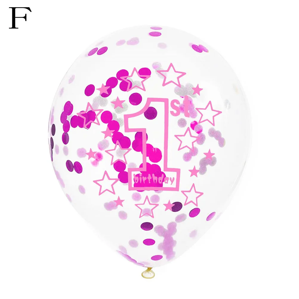 Горячая 30 40 50 день рождения Globos Baby Shower Happy Birthday party украшение для взрослых подарки 12 дюймов Прозрачные Шары с золотыми конфетти латекс