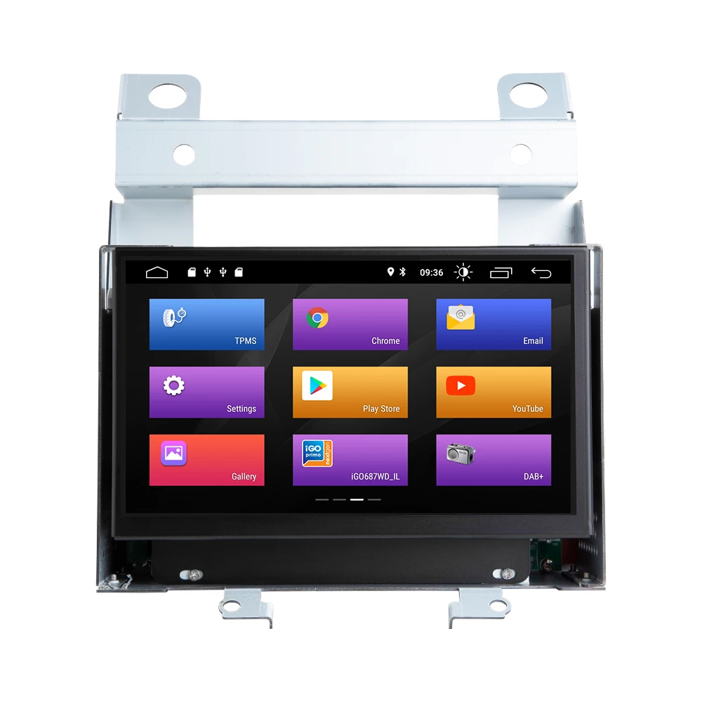 Discount Android 9.0 Car Audio Stereo Player For Land Rover/Freelander 2 2007-2012 Wifi Radio FM Quad Cores Radio HDMI Multimedia GPS 1