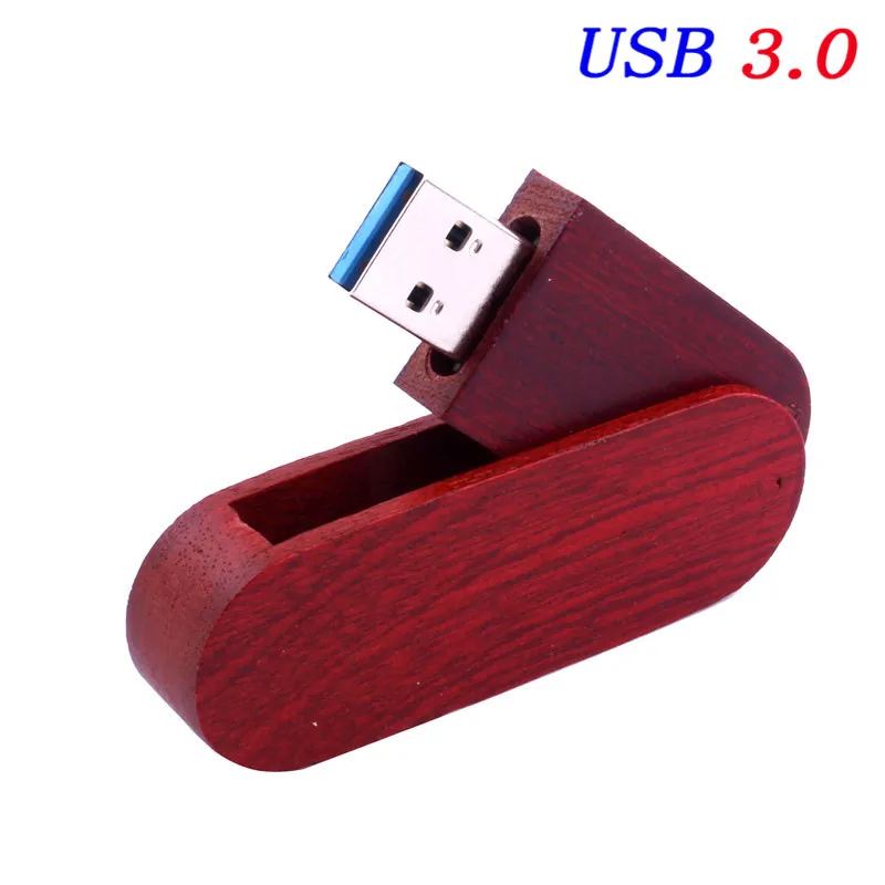 JASTER USB 3,0 логотип на заказ Деревянный USB+ коробка USB флэш-накопитель Флешка 8 Гб 16 г 32 Гб 64 Гб карта памяти фотография свадебный подарок - Цвет: Rose Wood