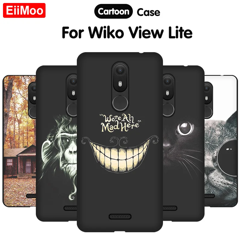 EiiMoo силиконовый чехол для телефона Wiko View Lite, модный дизайн, милый Печатный чехол из ТПУ, мягкий чехол для Wiko View Lite, чехол