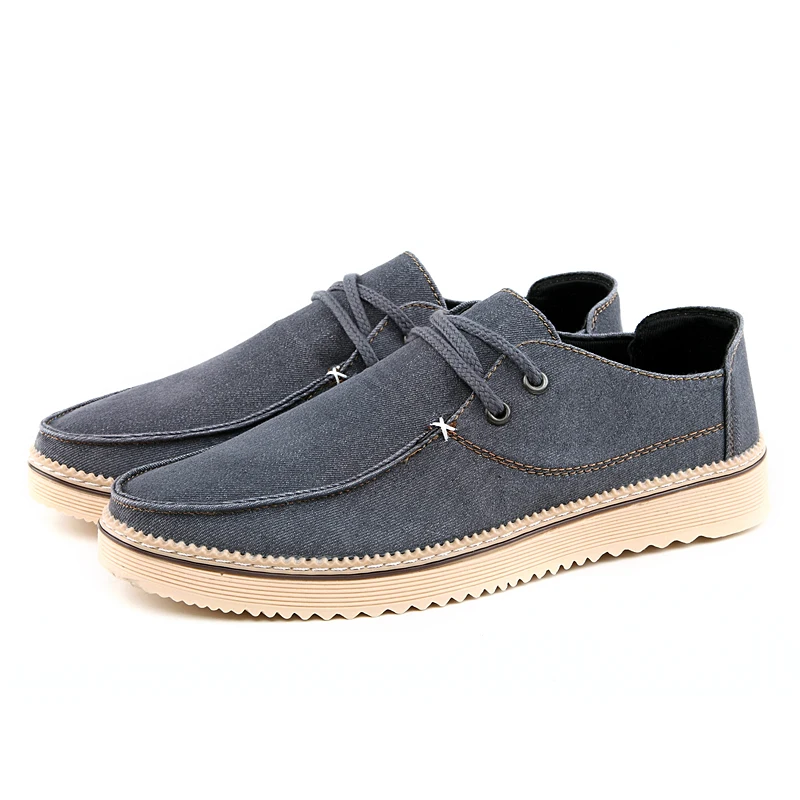 denim men casual shoes luxury brand espadrilles summer spring fashion sneakers  comfortable driving footwear canvas moccasins 