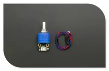 DFRobot 100% Genuine High accuracy Analog Rotation angle Sensor V2, 3.3~5V DC 3600 Degree with Analog Cable for Arduino/DFRduino