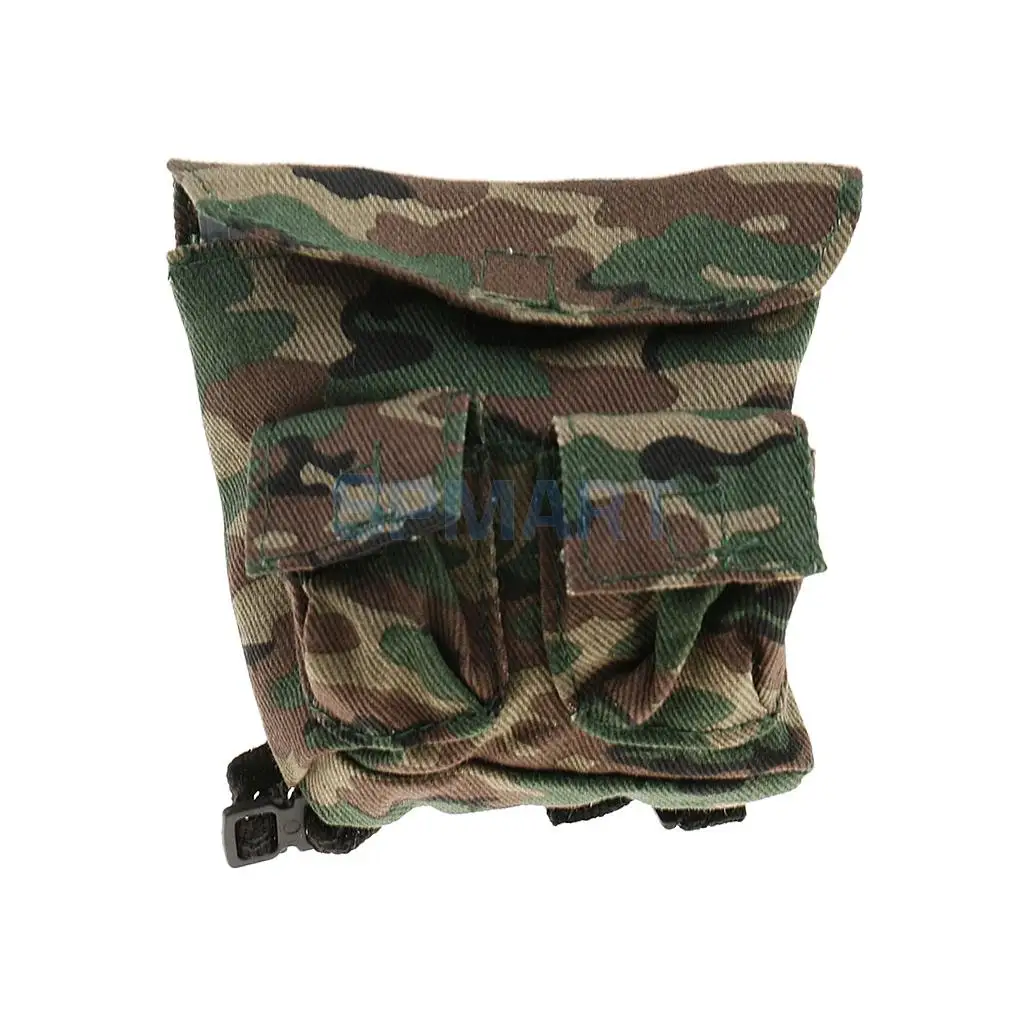 1/6 Scale Soldiers Jungle Camouflage Backpack Shoulder Bag Model DIY for 12 inch Action Figures Toys /