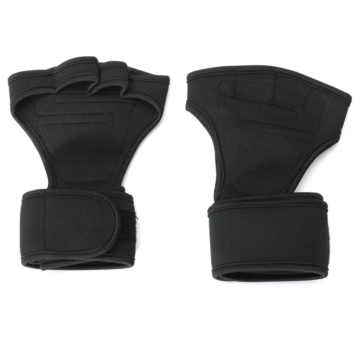1 Pair Fitness Weight Lifting Gloves Anti-skid Sport Body Building Training Protective Gloves For Men Women