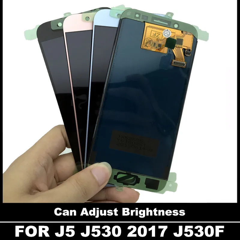 With Brightness Control Display For Samsung Galaxy J5 2017 J530 J530F LCD Touch Screen Digitizer Assembly Phones Replacement | Мобильные