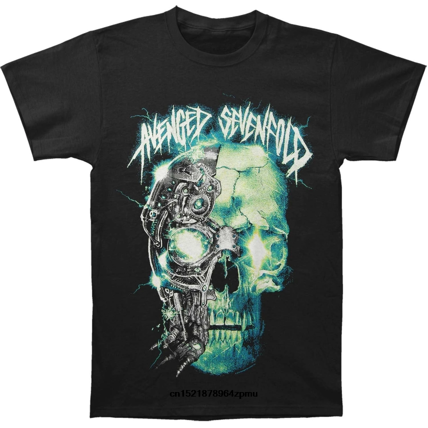 Мужская футболка Avenged Sevenfold AVS Turbo Skull s хлопковая черная забавная новинка wo для
