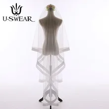 U-SWEAR женский топ для фитнеса прозрачные женские свадебные вуали вальс вуаль лента крайний слой 300 см длинные и 150 см Широкие Свадебные вуали