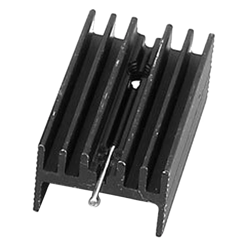 20x Черный алюминиевый радиатор Радиатор 25x15x10 мм для К-220 IC